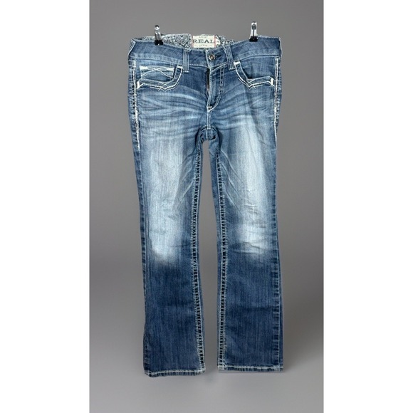 Ariat Real Denim jeans size 30R Western Bootcut Stretch - Picture 4 of 7